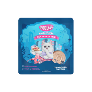 Moochie Fairy Purée มูชี่ ขนมแมวเลีย เนื้อครีมมี่ รสอร่อย ไม่เติมเกลือ แมวเลีย 15 กรัม แพ็ค 25 ซอง