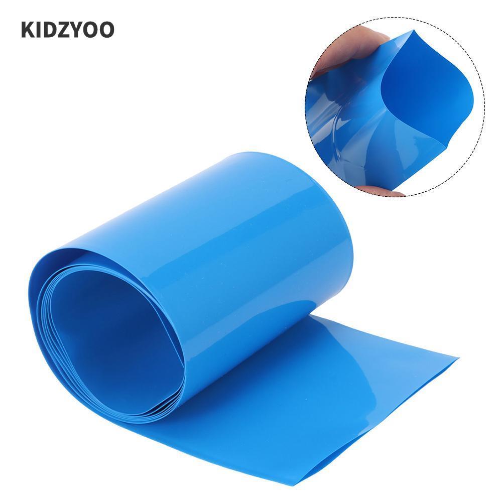 KIDZYOO 1 เมตร/แพ็คท่อหดความร้อน, 18650 แบตเตอรี่ Pack Multi ขนาดหดฟิล์ม, Li-ion Wrap 70-200 มม. กว้าง PVC เทปแขน
