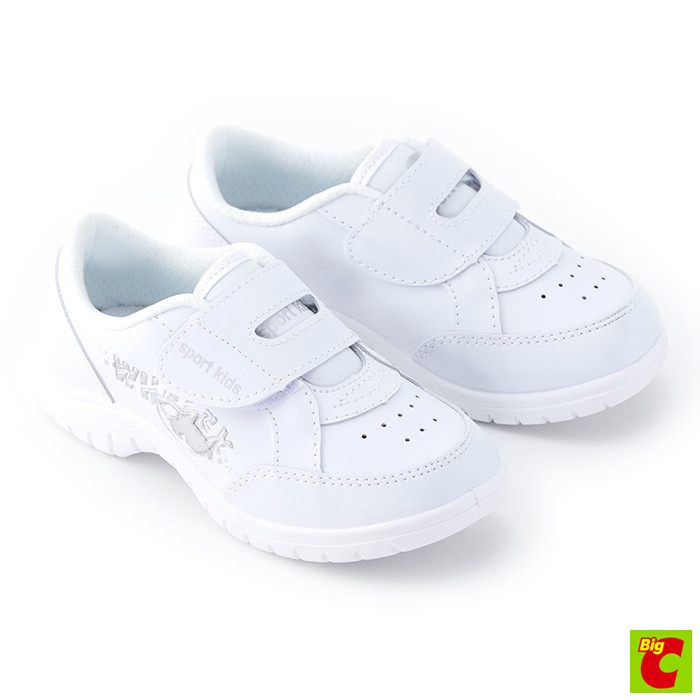 ป๊อบแมน รองเท้าพละอนุบาล รุ่น B-120 สีขาว