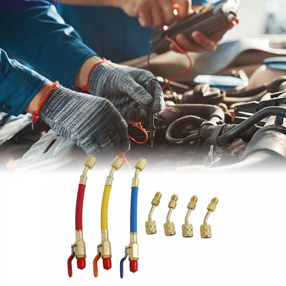 7 ชิ้น ชุดวาล์ว HVAC ทองเหลืองเครื่องปรับอากาศบอลวาล์ว 516 หญิงถึง 14 ชาย