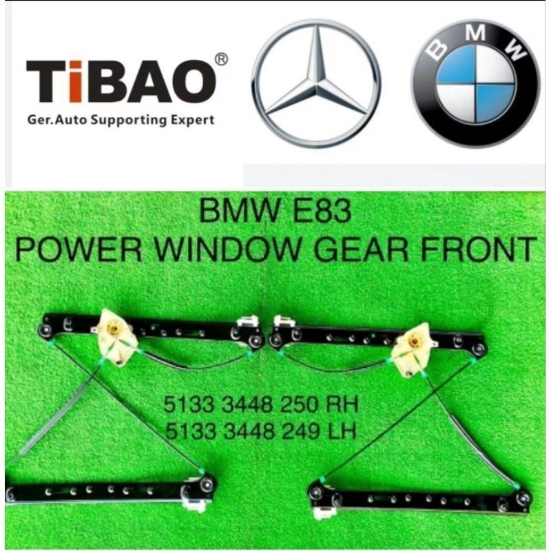 BMW E83 X3 25i POWER WINDOW GEAR BRACKET ราคาด้านหน้าสําหรับ 1 อะไหล่รถยนต์