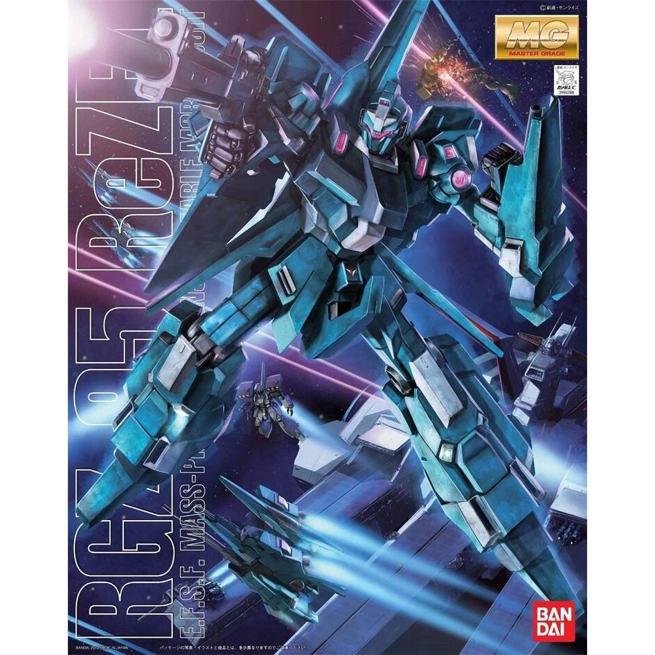 GUNDAM MG 1/100 RGZ-95 ReZEL ReZEL อะนิเมะสินค้าของสะสมประกอบของขวัญ