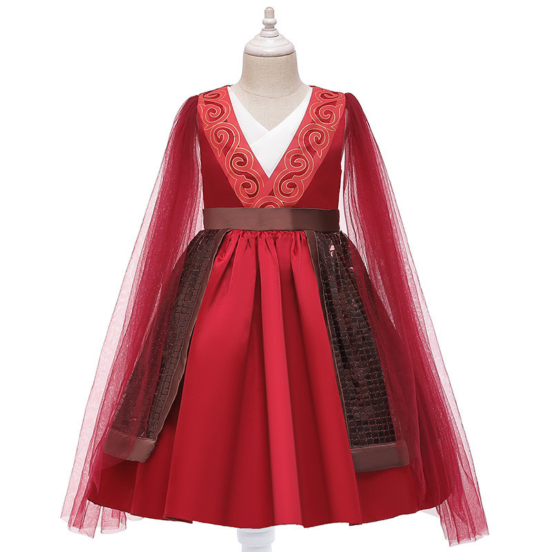 Mulan Inspired Hanfu Costume สำหรับคอสเพลย์