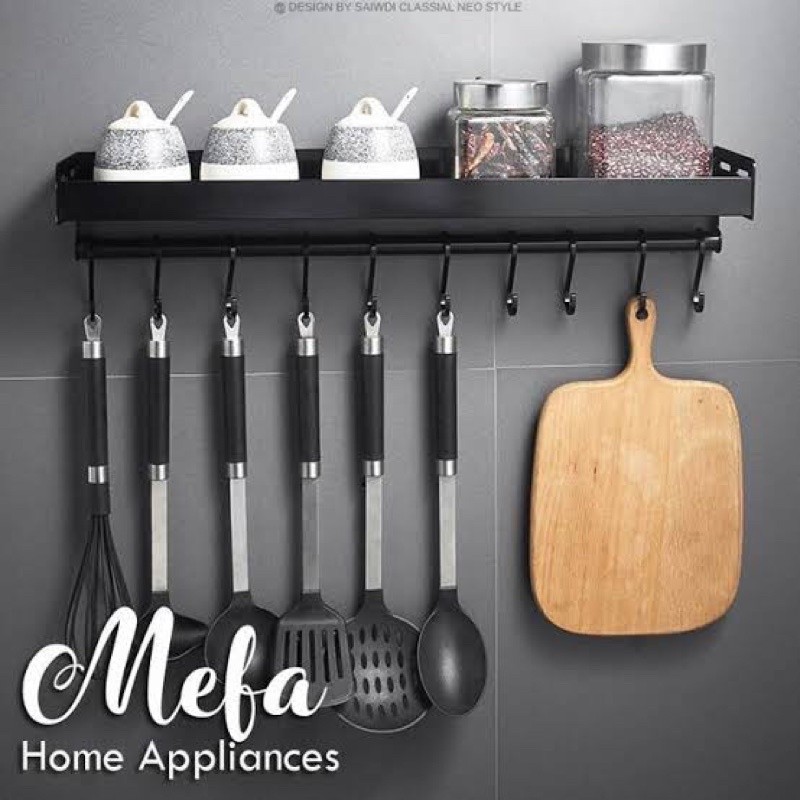 IRON WALL SPICE RACK KITCHEN WALL SPICE RACK KITCHEN Spice Storage Rack KITCHEN Spice มัลติฟังก์ชั่น