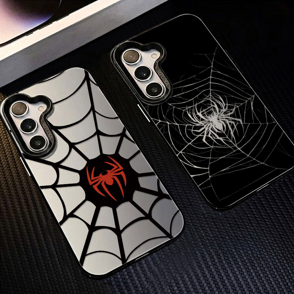 ใยแมงมุม IMD เคส For Samsung A07 A17 A55 A06 A05S A15 A35 A54 A26 A36 A56เคสโทรศัพท์ เปลือกแข็ง กันกระแทกเคสมือถือ