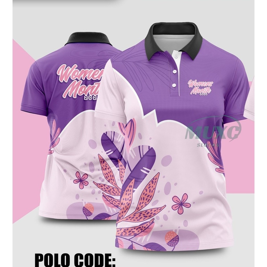 WOMENS MONTH 2025 มีนาคม 8th TSHIRT & POLOSHIRT FULL SUBLIMATION เราสามารถ EquALL เสื้อ GAD tops สํา