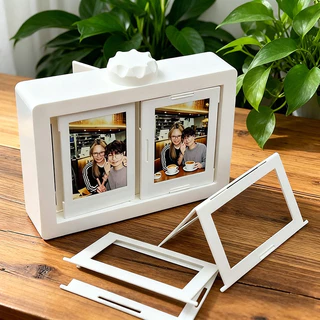 กล่องเก็บการ์ด&รูป โพลารอยด์ อัลบั้มหมุน กรอบรูปพลิก ของขวัญคู่รักวันเกิด