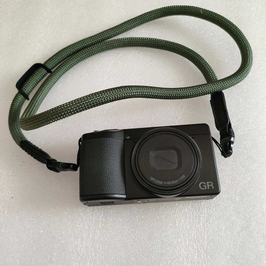 Ricoh gr2 สาย gr3 gr3x hdf gr4 สายคล้องกล้องสายคล้องไหล่สายรัดข้อมือ gr4hdf หนัง