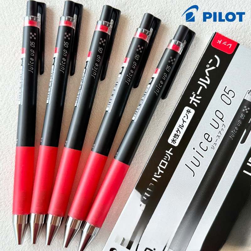 Japan Japan PILOT Red Pen Juice up Juice Pen Batch Red Series 0.5 Quick-Drying UP Push-Type Fountain