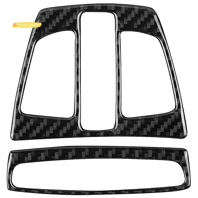 yves_serviceคาร์บอนไฟเบอร์อ่าน Light Cover Trim สติกเกอร์ตกแต่งสําหรับ F20 F30 F34 F32 X1 X5 F15 X6 