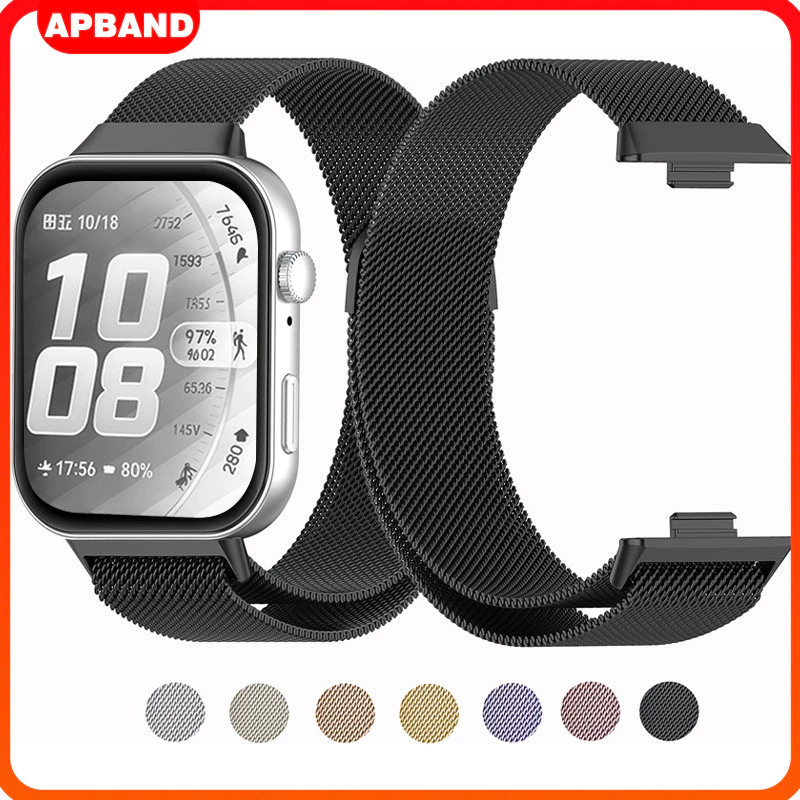 Milanese LOOP STRAP สำหรับ Huawei Watch Fit 5 4 3 / 5 Pro โลหะสแตนเลสสตีลอุปกรณ์เสริมสำหรับ smartwatch Huawei Fit 4 Pro