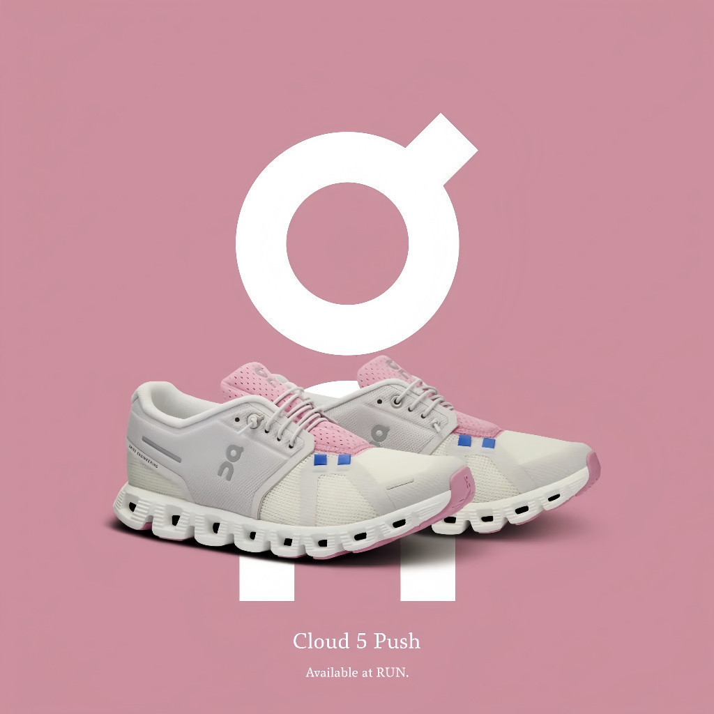 บน CLOUD บน Cloud 5 รองเท้าวิ่งสุภาพสตรีน้ําหนักเบาระบายอากาศได้ 9KGU
