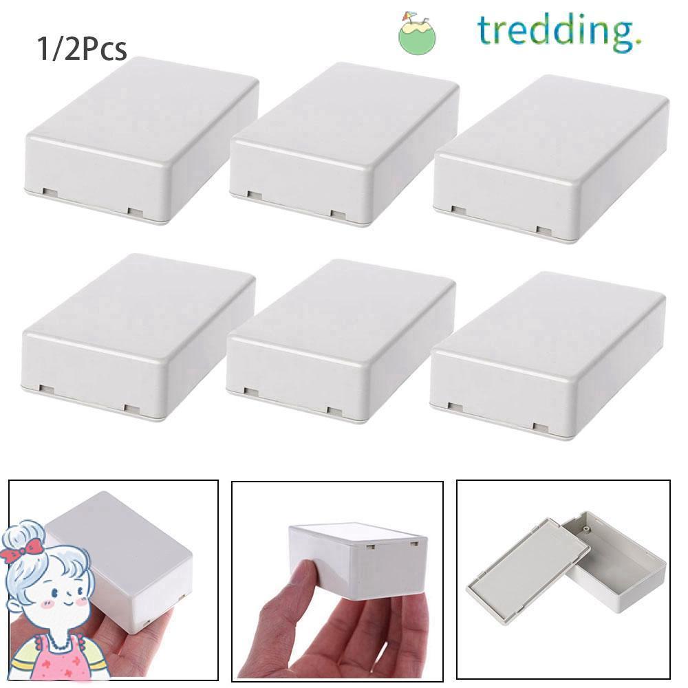 TREDDING491 1/2 ชิ้นกล่องโครงการอิเล็กทรอนิกส์ 8 ขนาด ABS พลาสติก DIY กล่องใส่เงิน