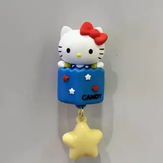 พร้อมส่ง กล่องปริศนาซีรีส์ร้านอาหารย้อนยุค Hello Kitty | การปรับแต่งของขวัญสติ๊กเกอร์ติดตู้เย็นเรืองแสงดาว