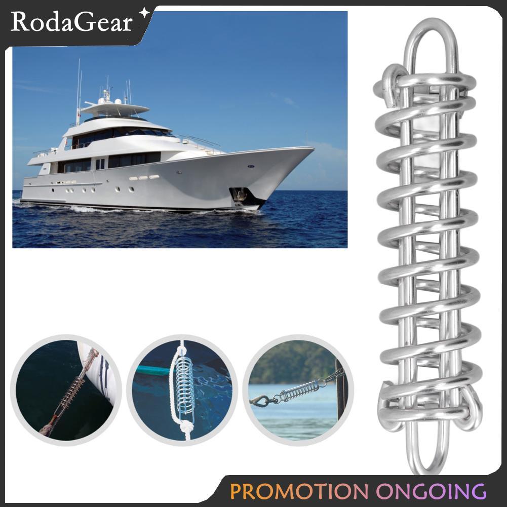 RodaGear 11x405 มม.สแตนเลส Shock Absorbing Spring Mooring Springs สำหรับเรือเรือ/เรือยอชท์อะไหล่