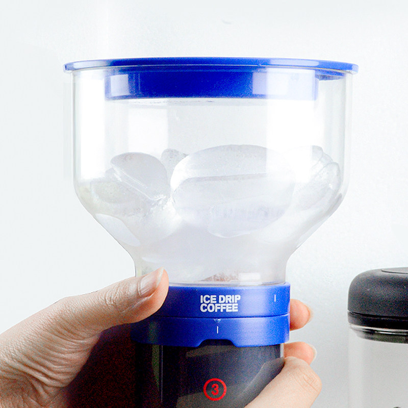 Hobby Press Ice Drip Coffee Maker Filter Press French Press Pot ในครัวเรือน Ice Drip Hand Press หม้อ