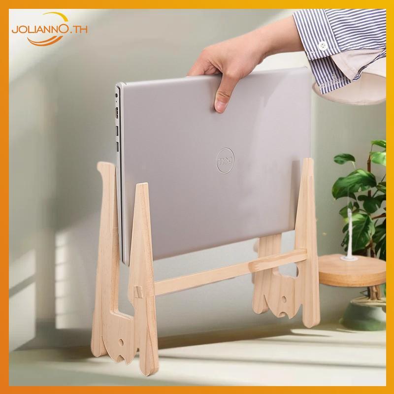 Joliann0 ไม้ขาตั้งแล็ปท็อปประกอบ Lapdesk Riser สําหรับแล็ปท็อปไม้ Cooling Braet เสริมฐานรองรับ th