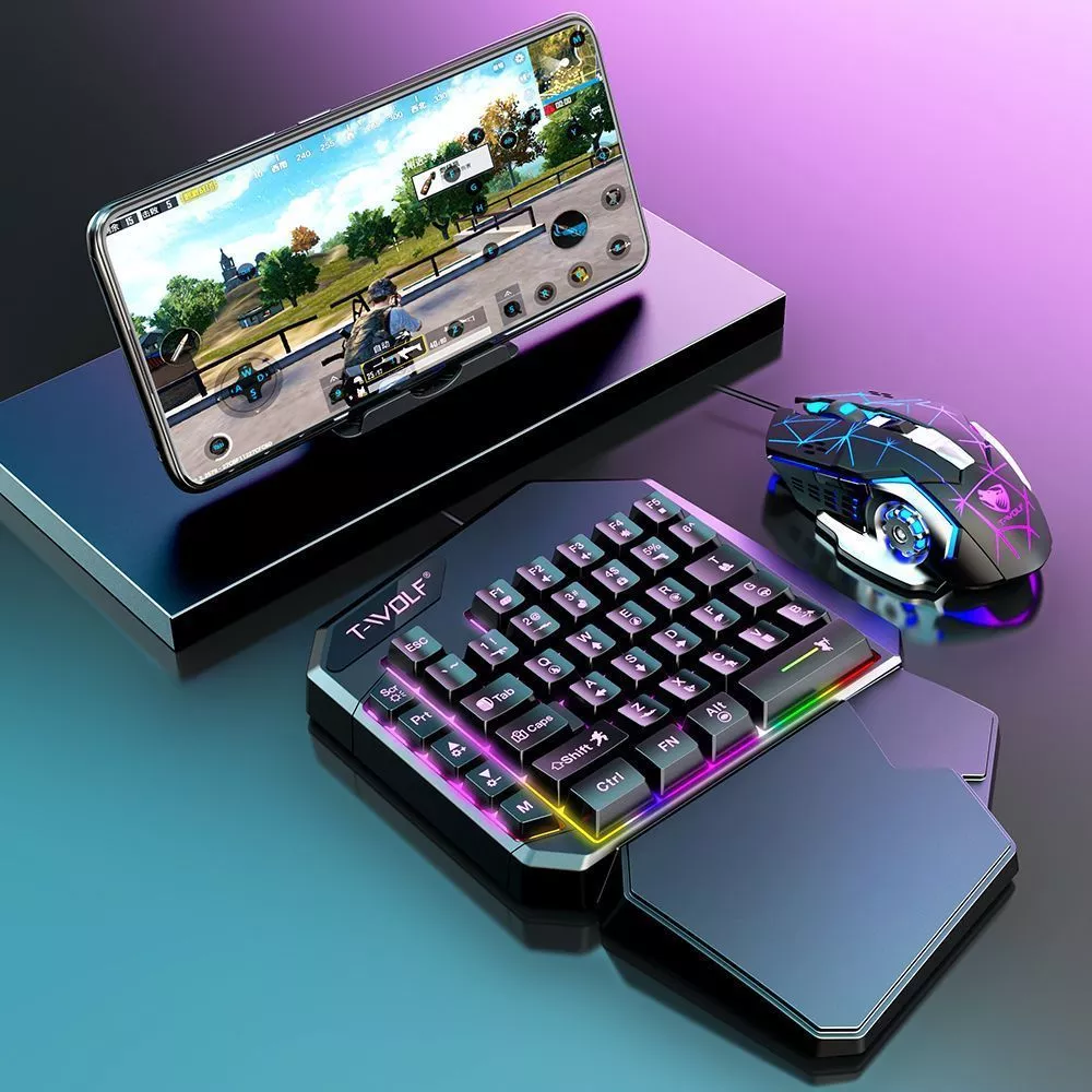 คีย์บอร์ดเกมมือเดียว Cross-Border TF900 thumbnail 6