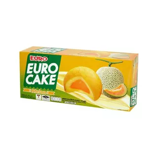 [สินค้าส่งด่วน] ยูโร่พัฟเค้กสอดไส้ครีมเมล่อน 144 ก. EUROCAKEMELON 144 G.