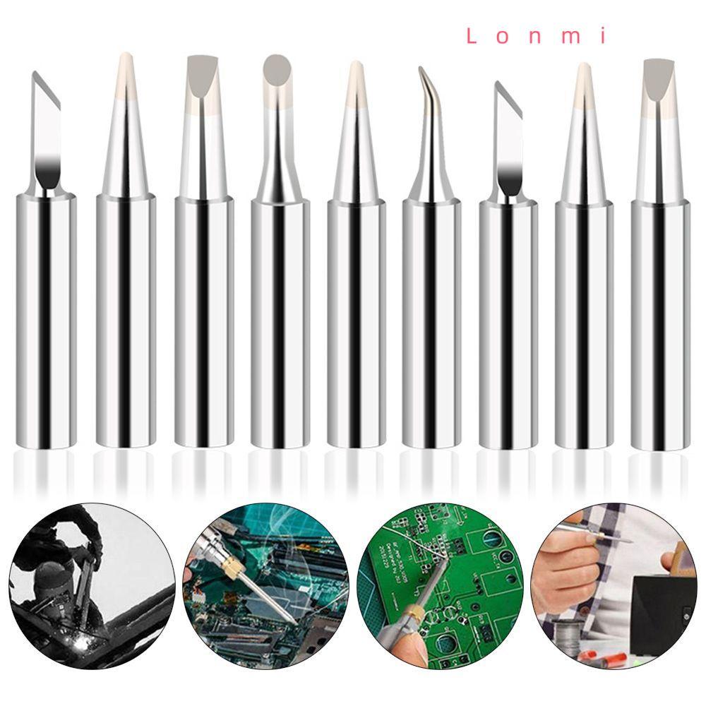 LONMI 10pcs หัวแร้งเคล็ดลับ 900M Series 60W ความร้อนภายในสําหรับ 936 853D 8786D Rework Station