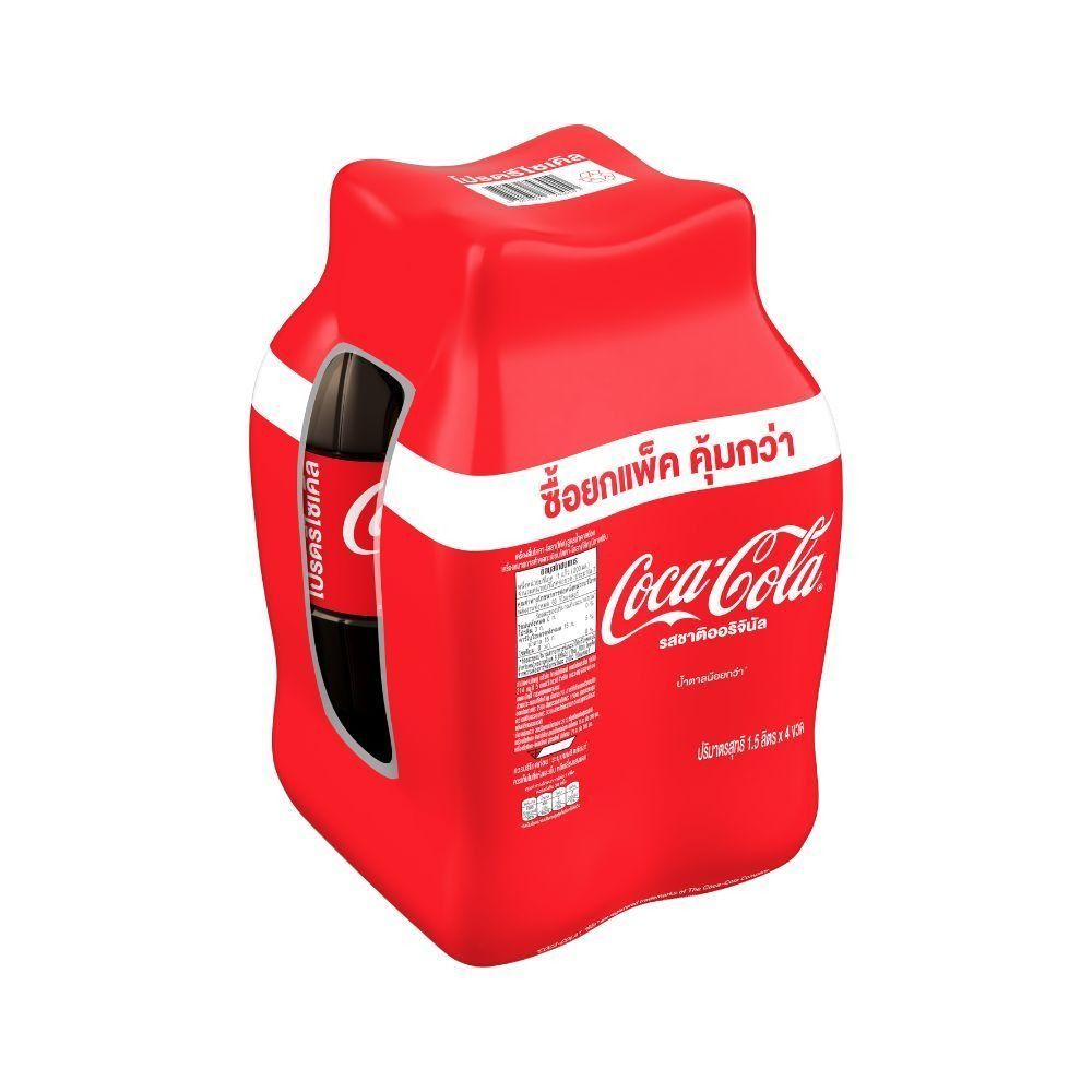 [สินค้าส่งด่วน] โค้ก 1.5 ลิตร แพ็ค 4 ขวด COKE 1.5 LT. PACK 4