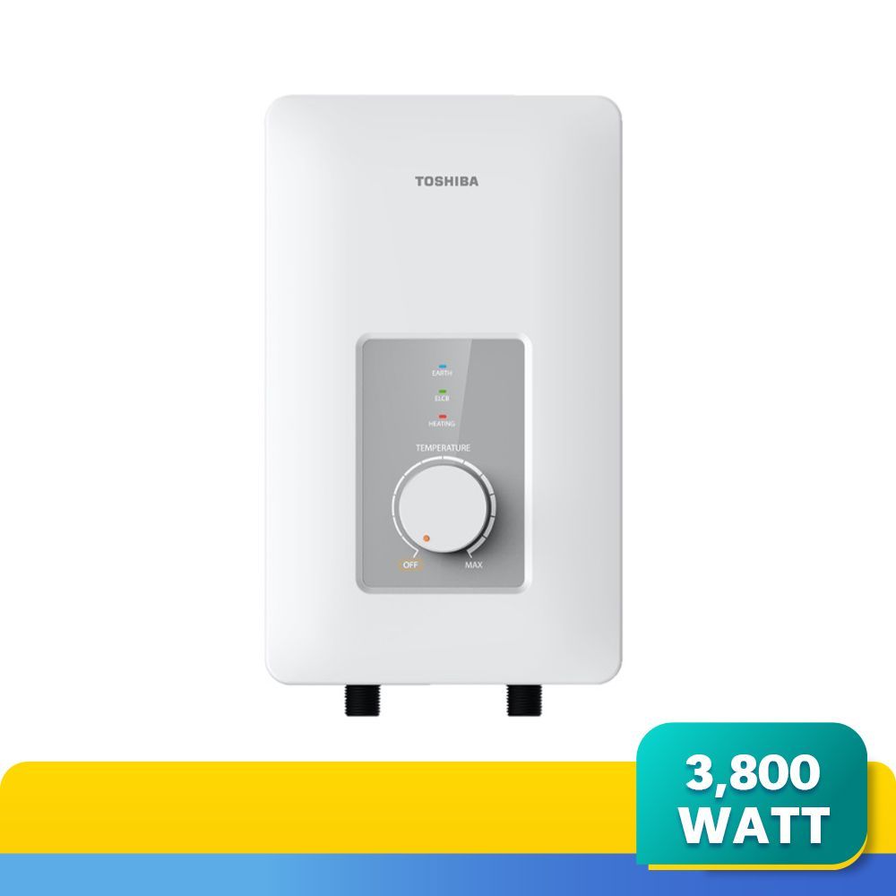 [สินค้าส่งด่วน] TOSHIBA เครื่องทำน้ำอุ่น 3800W TWH-38WTHW TOSHIBA E-SHOWER 3800 W TWH-38WTHW