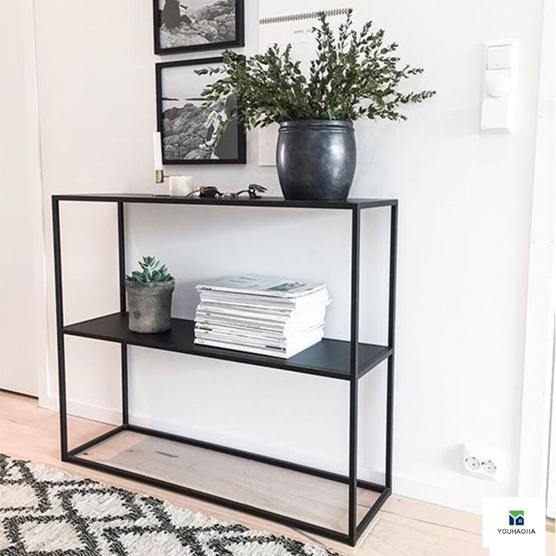 สไตล์ใหม่ Modern Minimalist Foyer ตกแต่งผนังด้านข้างตาราง Foyer ตู้ Nordic Wall ชั้นวาง Foyer Table