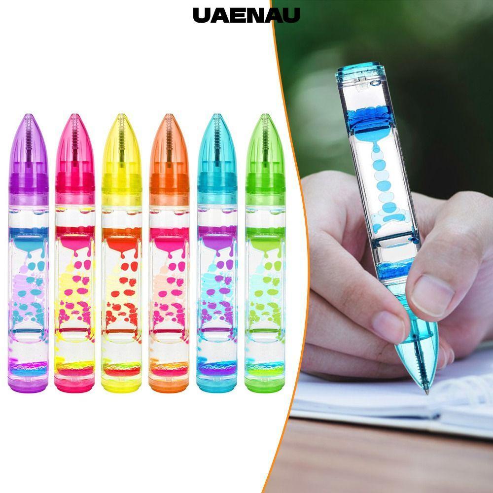 UAENAU Liquid Timer Pens Office Decor สีสัน Liquid Timer Home Desk Decor สําหรับเด็กและผู้ใหญ่