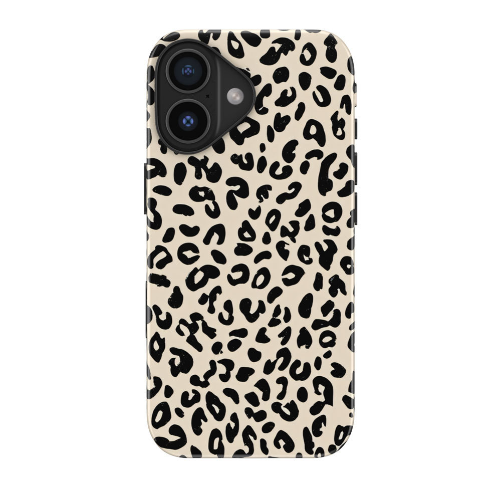ปลอกแม่เหล็กเหมาะสําหรับ IPhone 17 16 15 14 13 12 11 Pro Max Air Plus Mini Case Taupe Leopard IMD Do