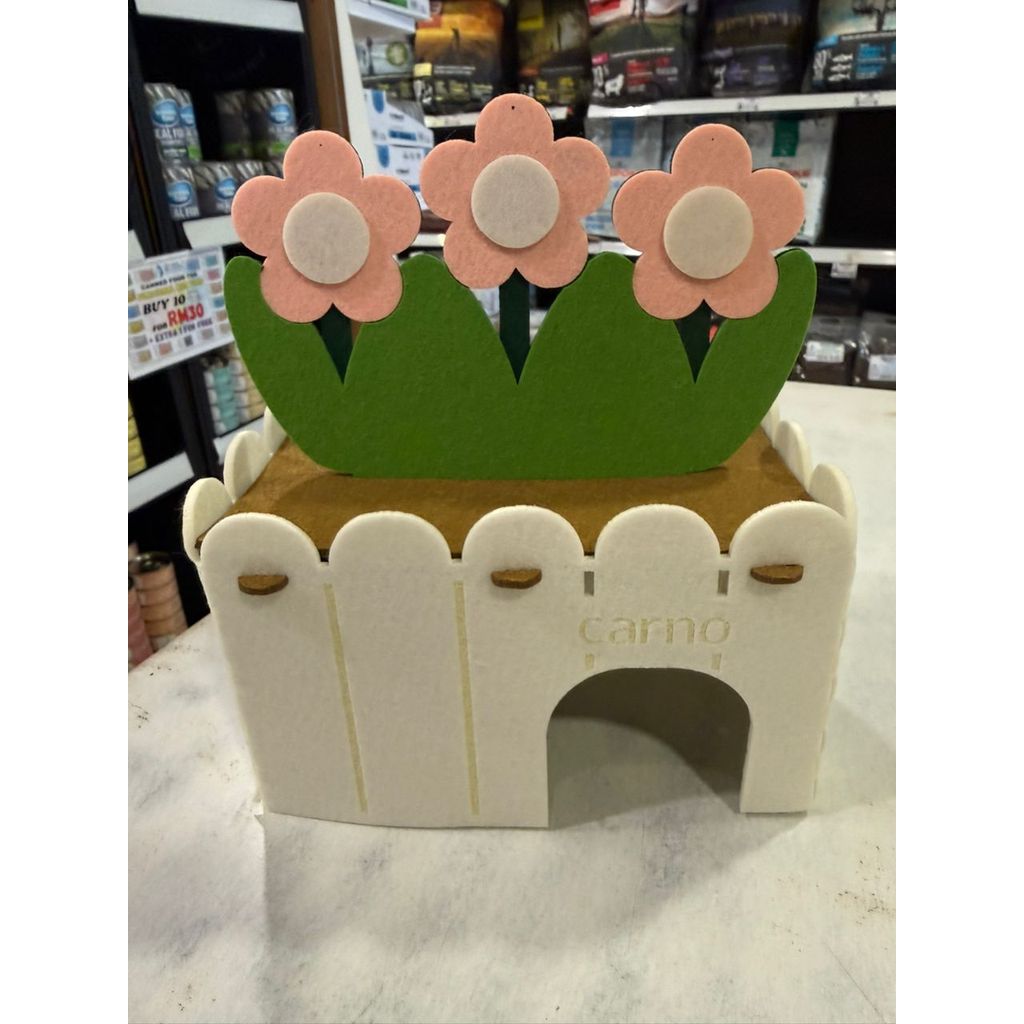 CARNO MAIAN BINATANG KERIL HAMSTER FELT NEST GC-3145 HAMSTER HOUSE