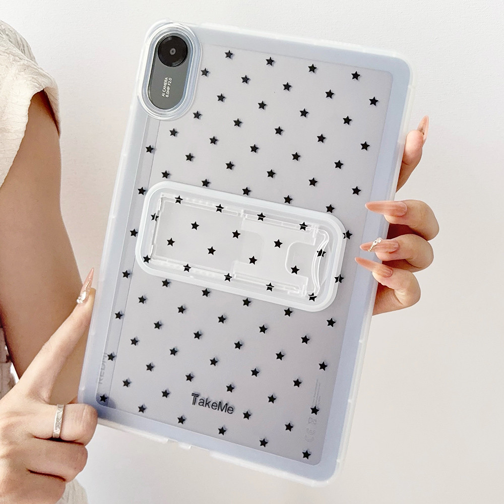 ปลอกนุ่ม CoverTrransPaear ขาตั้งสําหรับ Redmi Pad SE 8.7 11 Pad 2 11" 9.7 "Pro Pro2 12.1 K Pad Pad2 