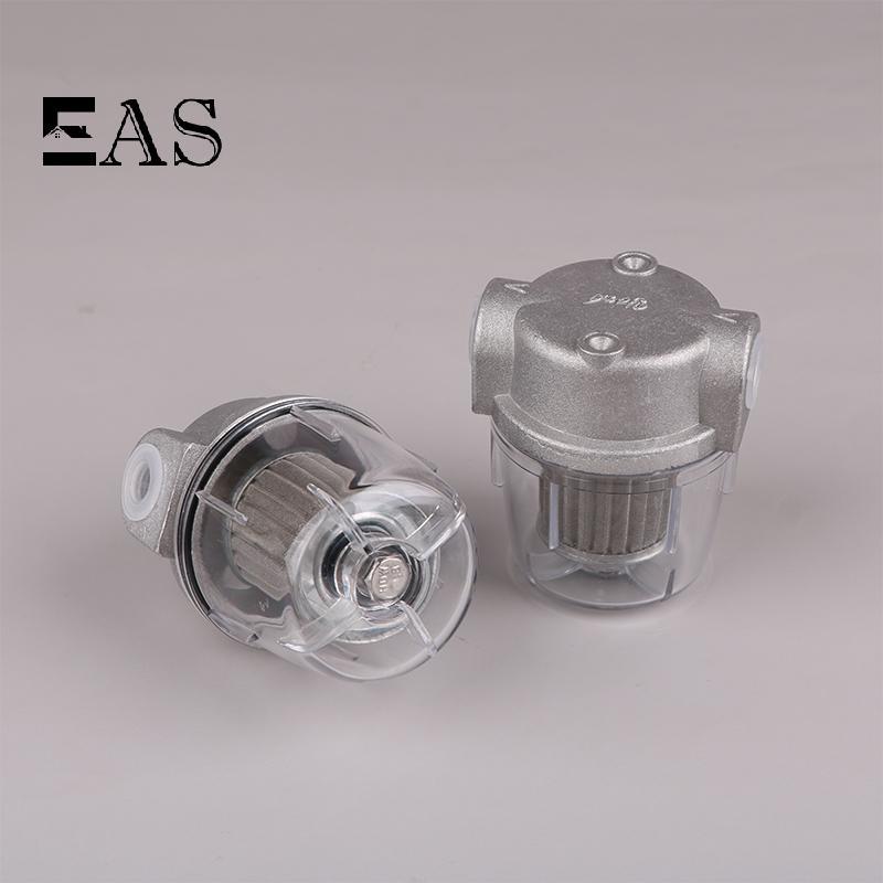 [EA] กรองน้ํามันเครื่องสําหรับเตาน้ํามัน Transparent PC ถ้วย 1/4 "3/8" ตัวกรองเชื้อเพลิงดีเซลขนาดเล็