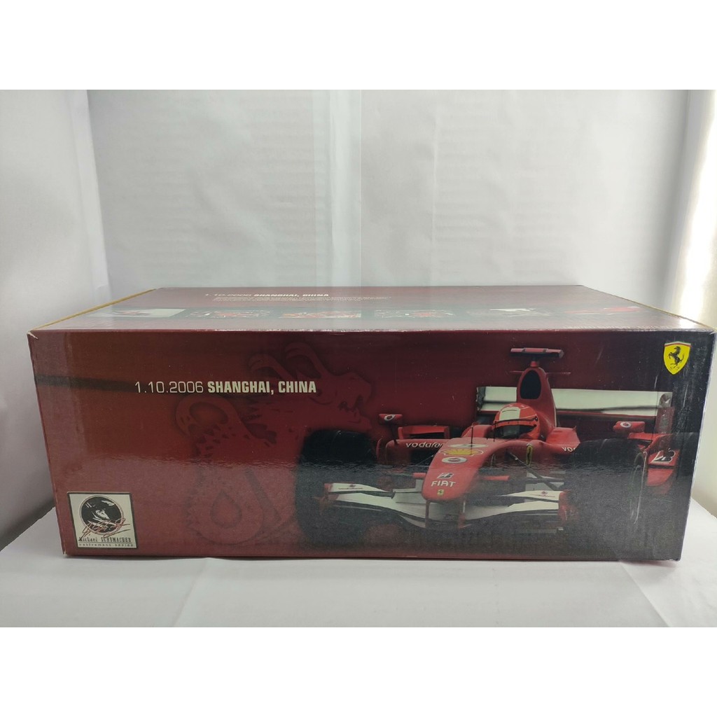 [สต๊อกพร้อม หากคุณมีคําถามใด ๆ ติดต่อ] Hot Wheels Ferrari F248 Schumahe F1 91 Win Shanghai Station C