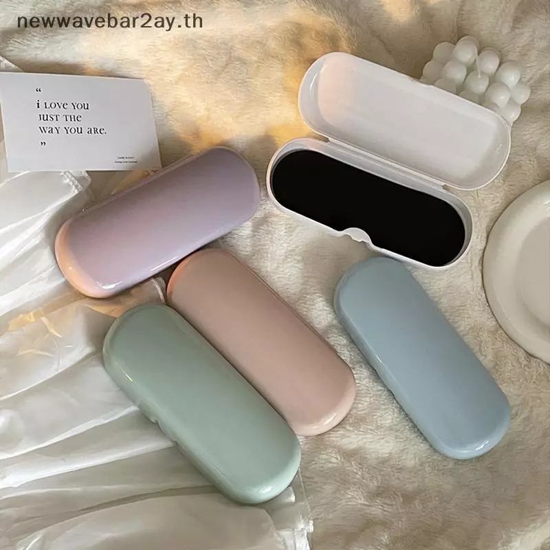 ล&Z แบบพกพาครีมสีแว่นตากรณีน่ารักตากันแดดสายตาสั้นแว่นตากล่องเก็บนักเรียนที่เรียบง่ายแว่นตากันแดดกล่องกล่องเก็บ.