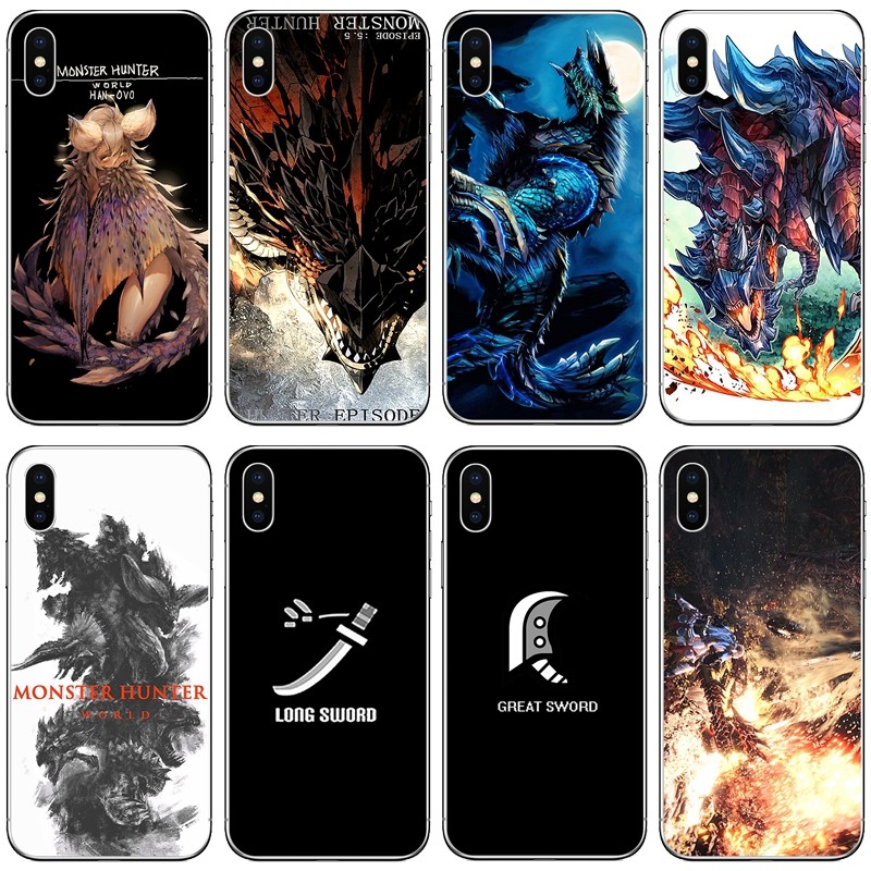 Monster Hunter World เคสโทรศัพท์เหมาะสําหรับ Huawei P40/mate30pro 9x Apple 7plus xr xsmax vivoiqoo x