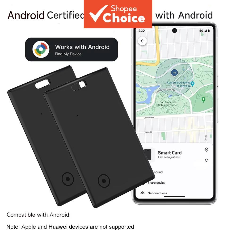 การ์ดติดตามกระเป๋าเงินแอนดรอยด์, ใช้งานได้กับแอป Google Find Hub (ไม่รองรับ IOS หรือ Huawei), กันน้ํา เหมาะสําหรับกุญแจและสัมภาระ