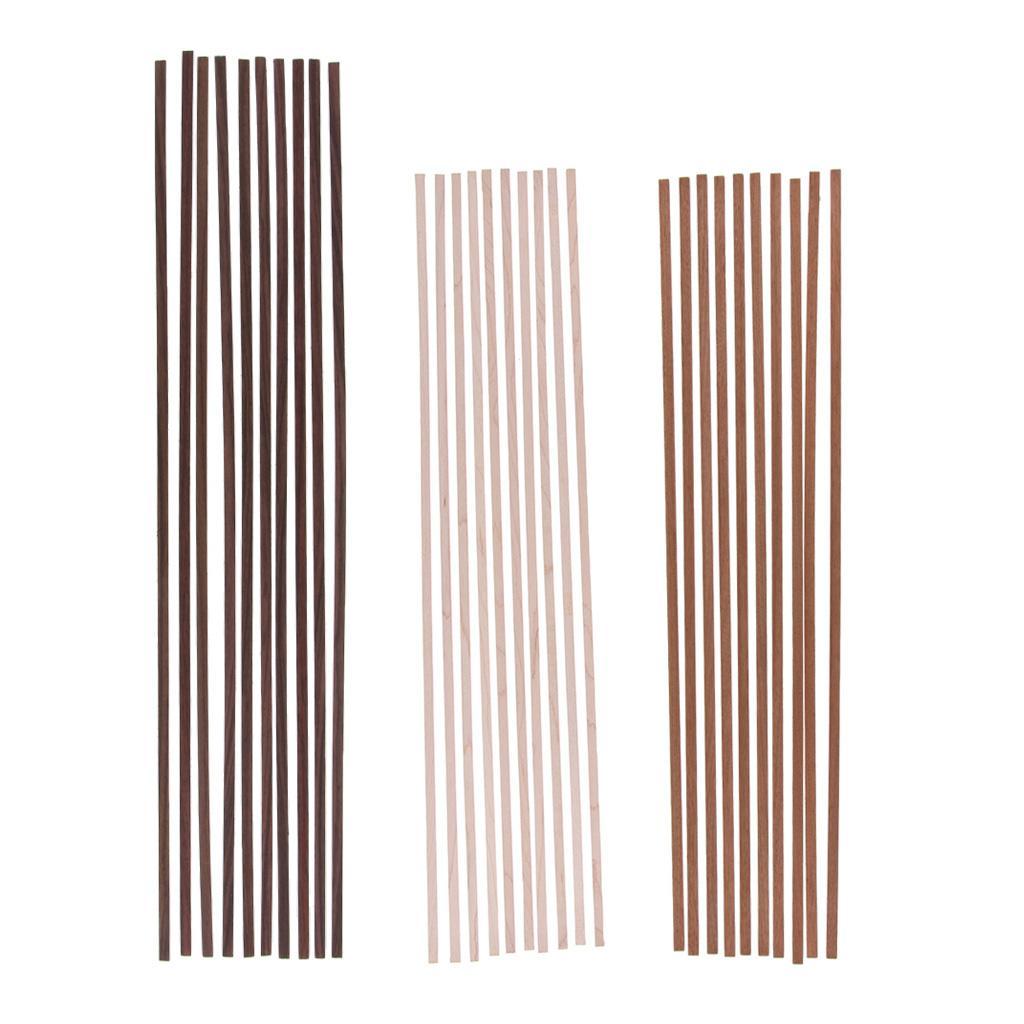 [svzfjuv] 10 Guitar Strip Luthier Binding Purfling Inlay Guitar Body Parts Sapele