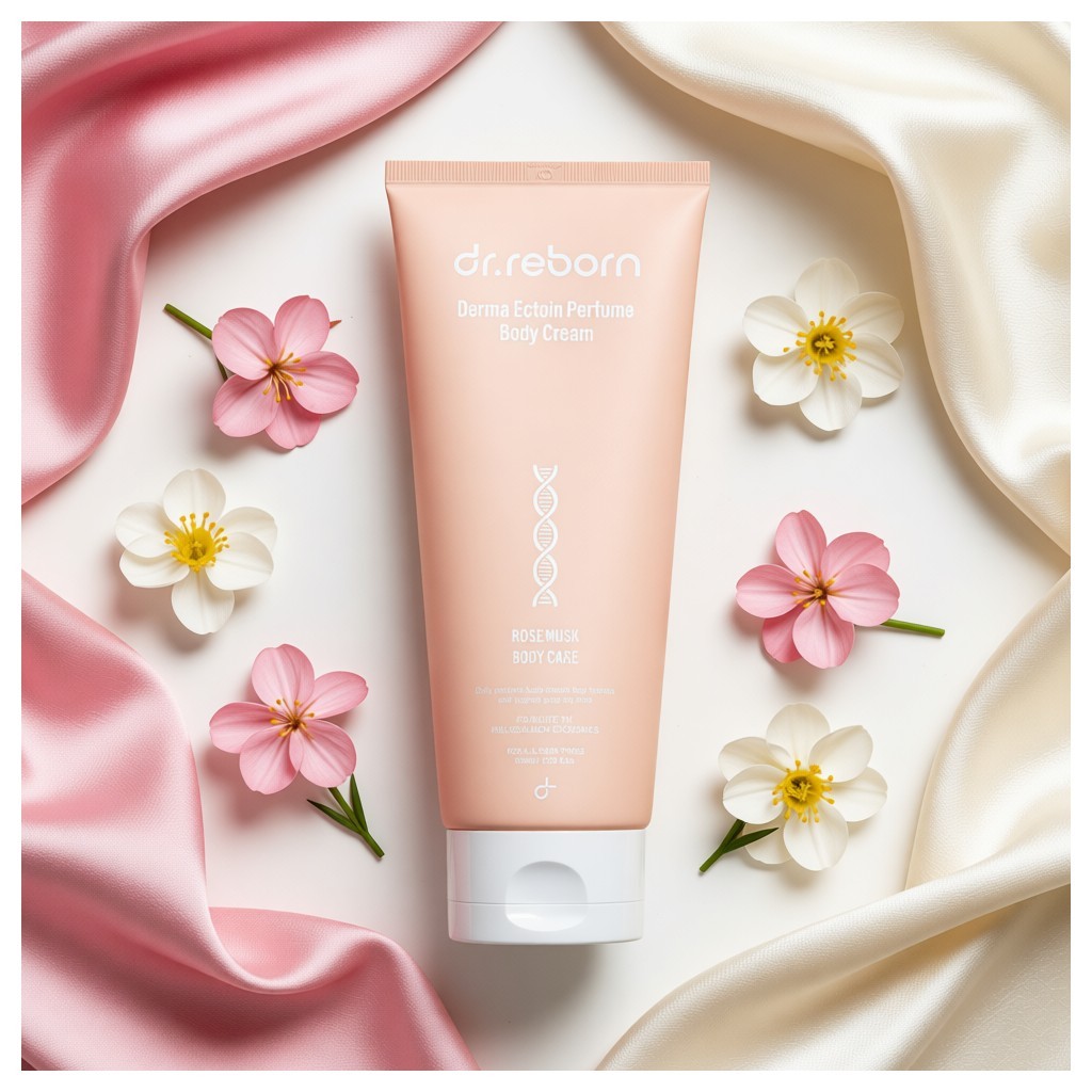 [dr.reborn] Derma Ectoin Perfume Body Cream (Rose Musk), 200 ml, 1 ชิ้น / Korean Body Cream / กลิ่น 