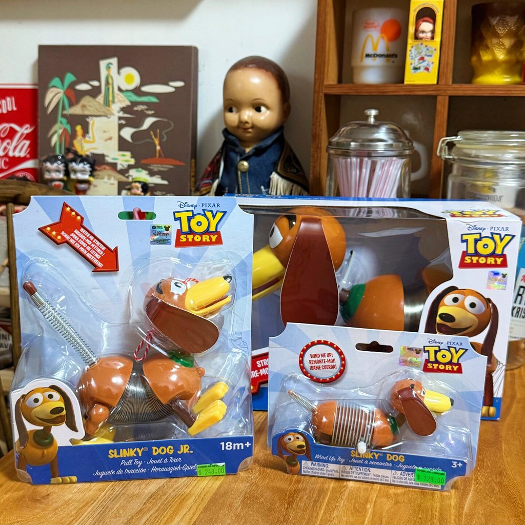 JustPlay เวอร์ชั่นภาพยนตร์อเมริกัน Toy Story Toy Story Spring Dog Toy Figure