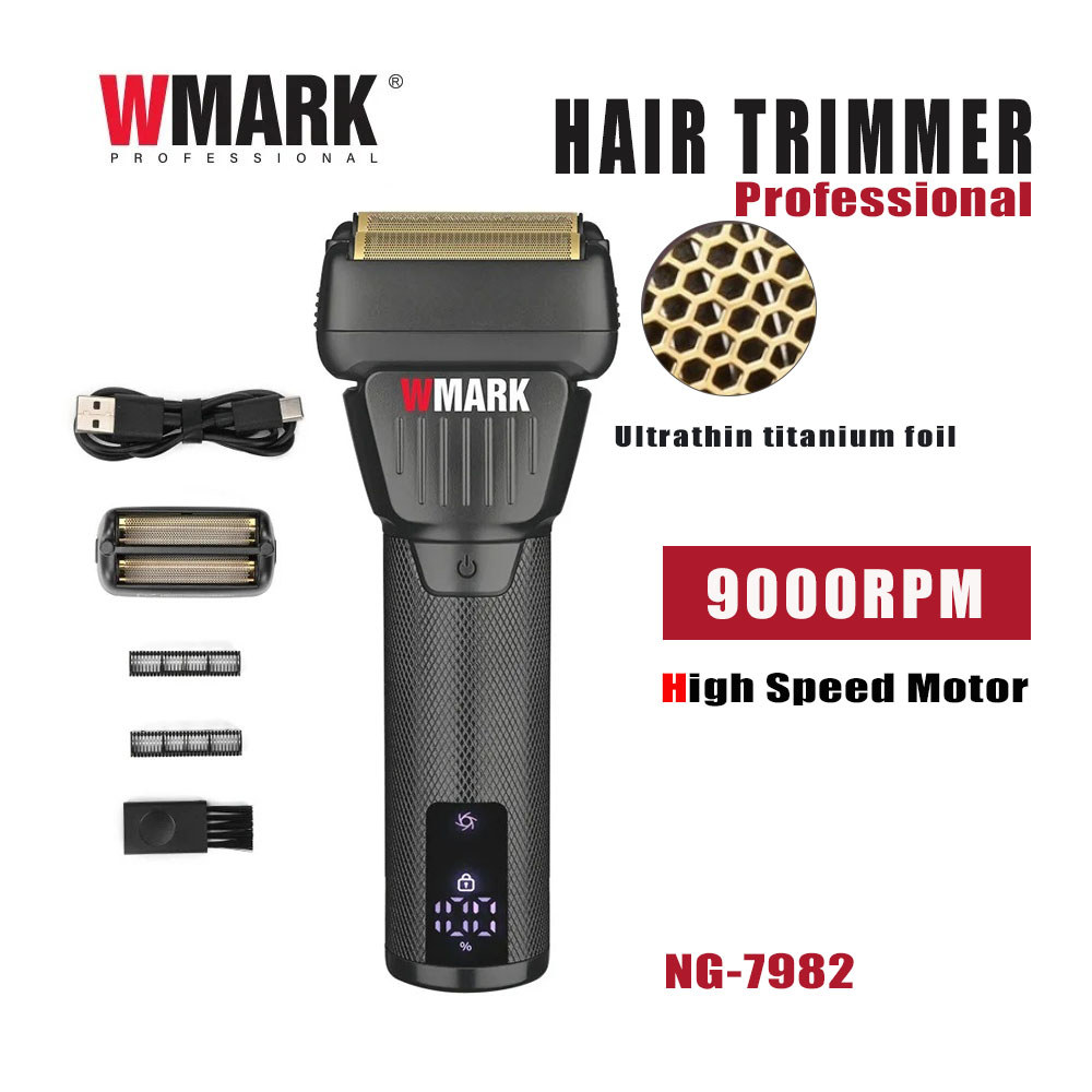 WMARK NG7982 Professional Trimmer 9000RPM 1400mAh IPX6 เครื่องมือตัดแกะสลักกันน้ํา