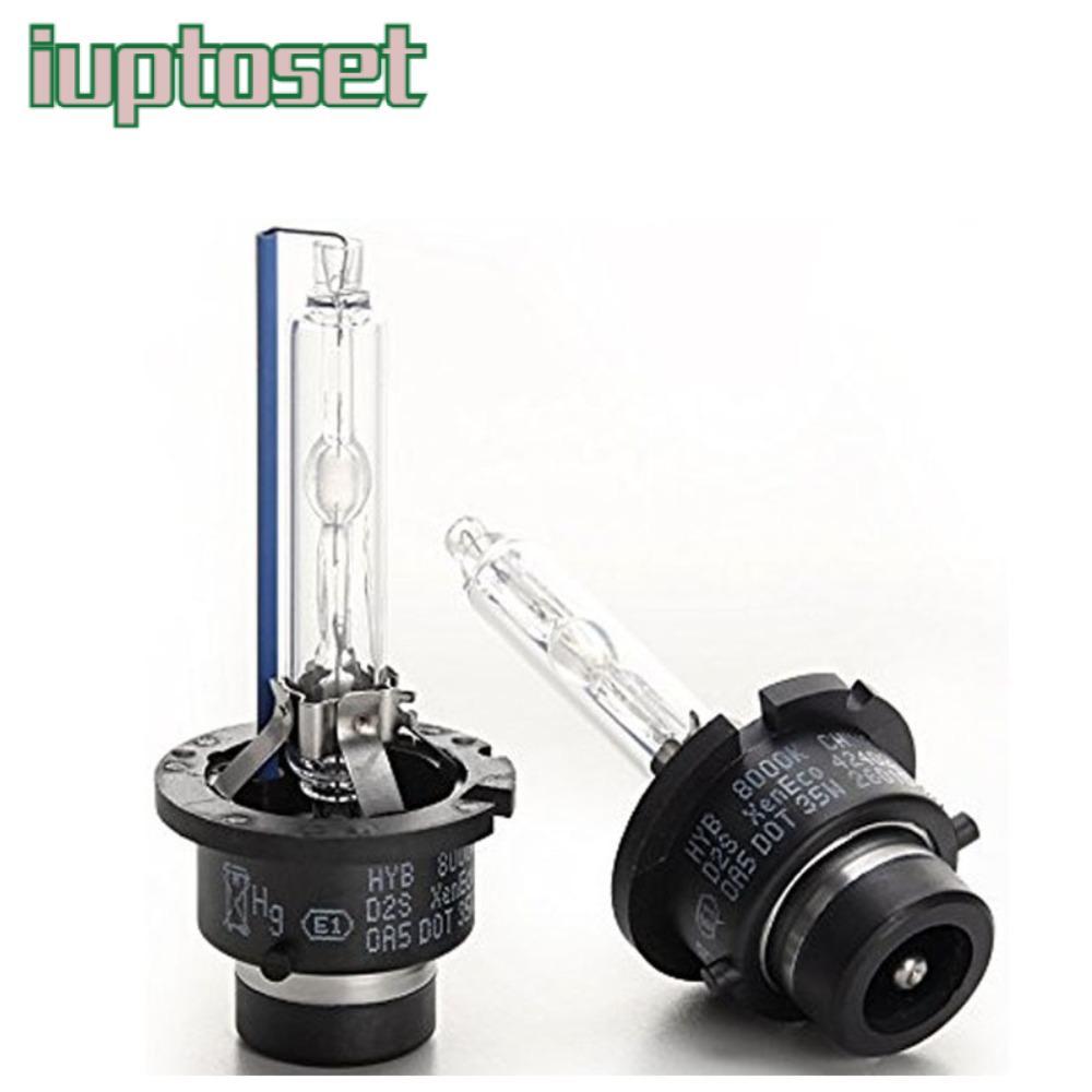 IUPTOSET 2 ชิ้นไฟหน้าซีนอน, 4300 K/6000 K/8000 K 35W HID ไฟหน้า, D2S D2C Warm White Direct เปลี่ยนไฟ