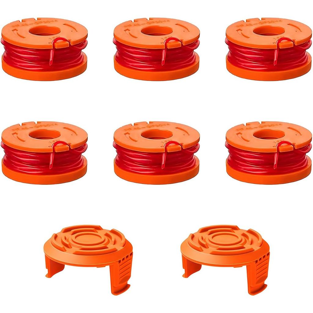 WA0010 String Trimmer Spool Line สําหรับ Worx, Edger Spool ใช้งานร่วมกับ Worx Trimmer spools Weed Ea