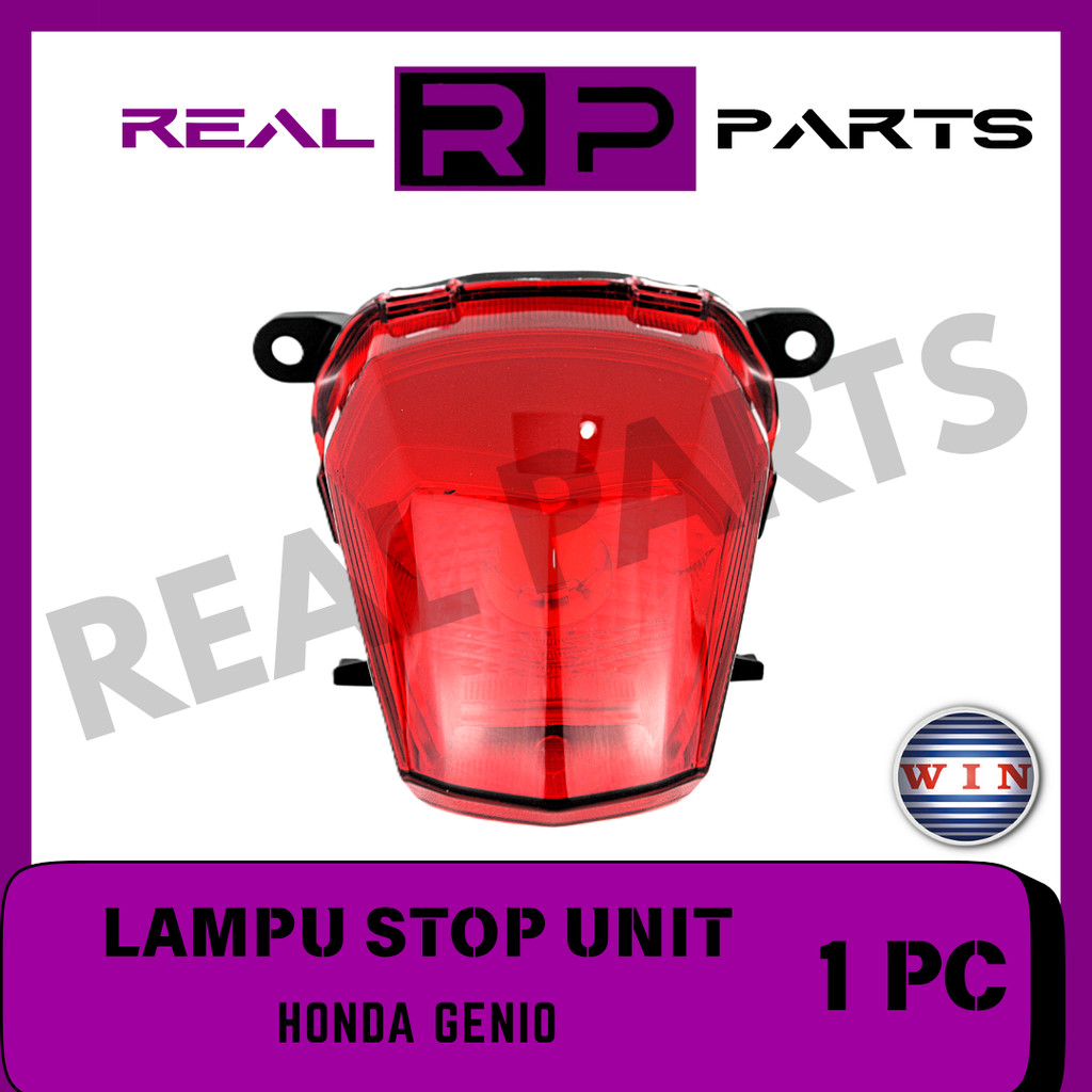 REAL-PARTS/WIN-STOP LAMP-UNIT/BACK-LIGHT/REAR/COMB/TAIL/LAMP/REAR/REM/MOTORCYCLE/GR/GENIO/K0J/2019-D