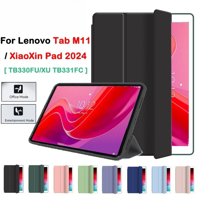 สําหรับ Lenovo Tab P12 12.7 K11 Gen 2 K10 Pro 10.61 กรณีพับซิลิโคนนุ่มสําหรับ Lenovo Tab M10 Plus 3r