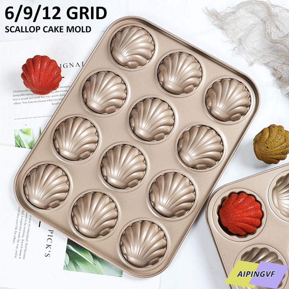 AIPINGVF มัฟฟิน Moulds, แม่พิมพ์เค้กรูปกล้วยเหล็กคาร์บอน, เคลือบไม่ติด DIY แม่พิมพ์ขนมแบบใช้ซ้ําได้ห้องครัว