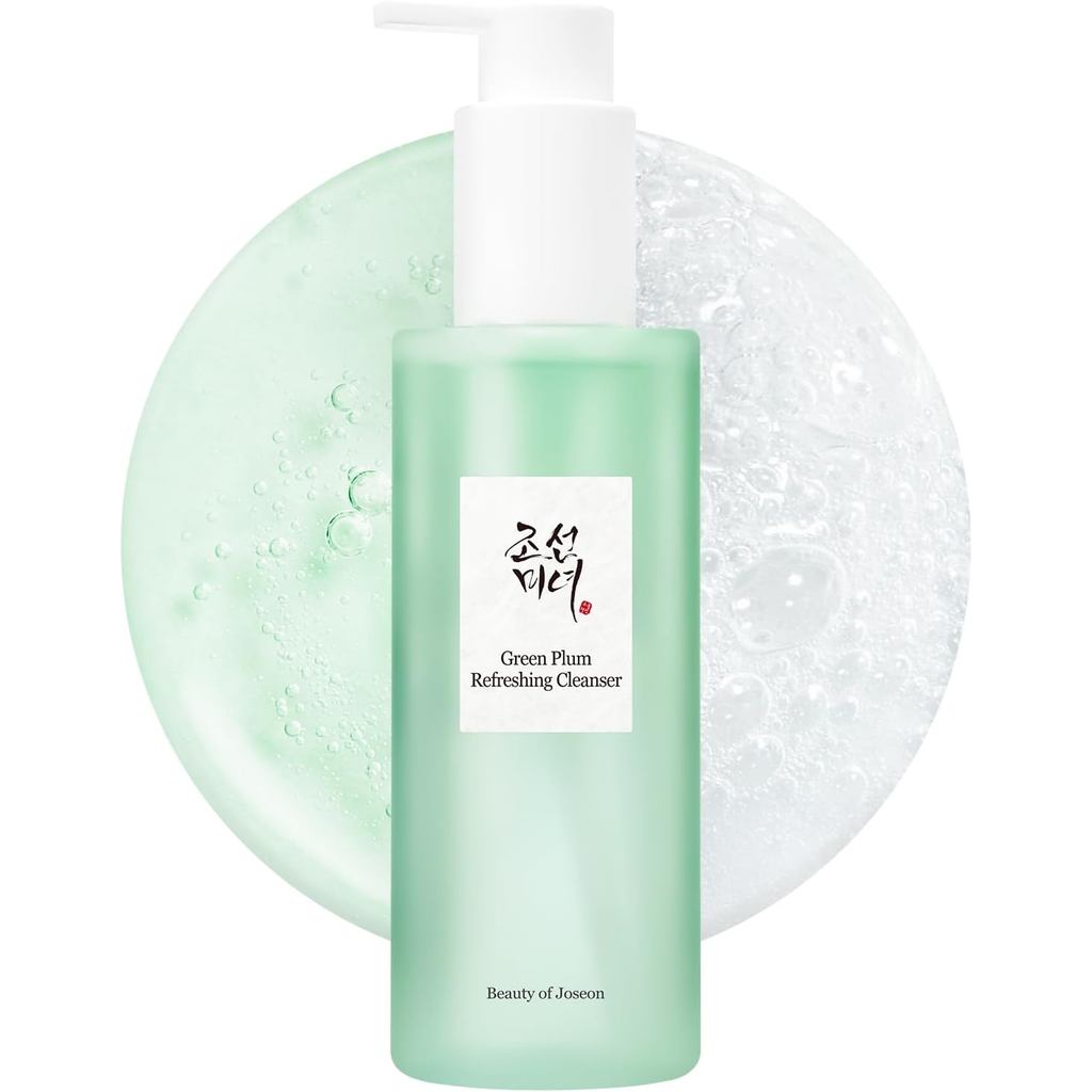Green Plum Refreshing Cleansing Gel ทําความสะอาดรูขุมขนลึก เหมาะสําหรับทุกสภาพผิว ผลิตภัณฑ์ดูแลเกาหล