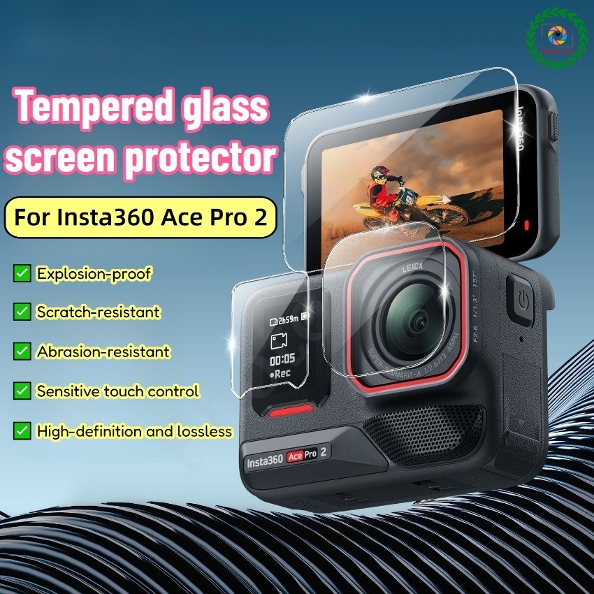 ฟิล์มกระจกนิรภัยสําหรับ Insta360 Ace Pro 2/HD Clear Anti-scratch Glass Screen Protector สําหรับ Inst