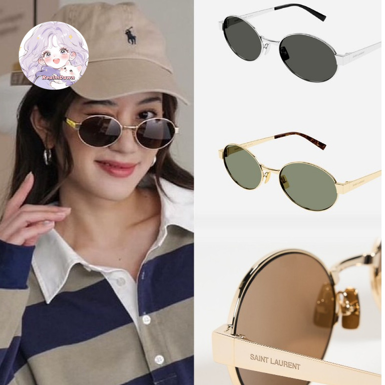 แว่นกันแดด YSL Saint Laurent ทรงOval รุ่นSL692 สวยหรูดูแพง ของแท้100%