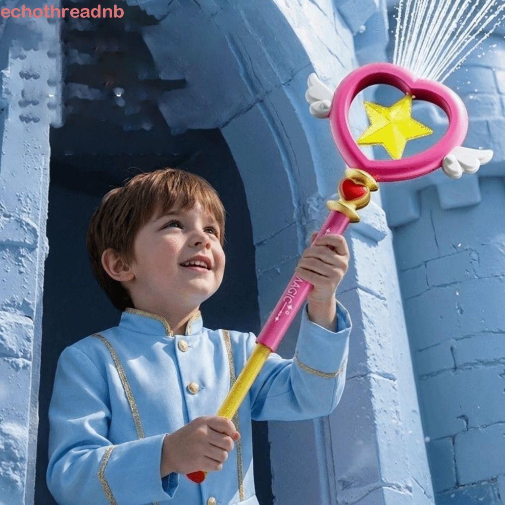 PIVOT Princess Water Spray Toy, Splashing Spray ไม้กายสิทธิ์น้ํา 7 หลุม, สวนน้ําของเล่น Love Shaped 