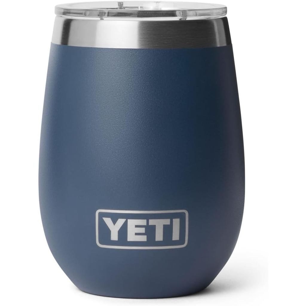 YETI Rambler 10 oz Wine Ceramic Lined Tumbler สีกรมท่า
